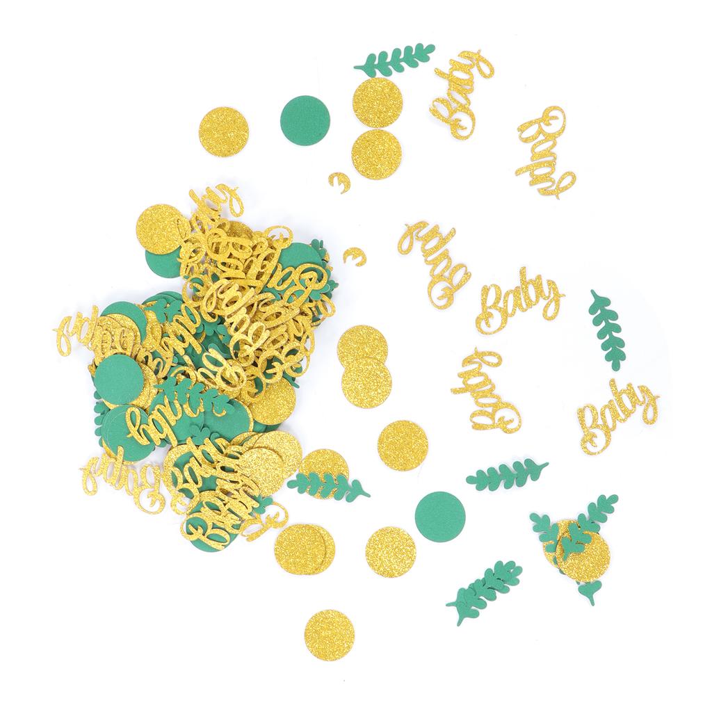 1 Packung Babyparty-Konfetti-Dekorationen, Papierstreu-Konfettis für Babypartys, Jahrestage