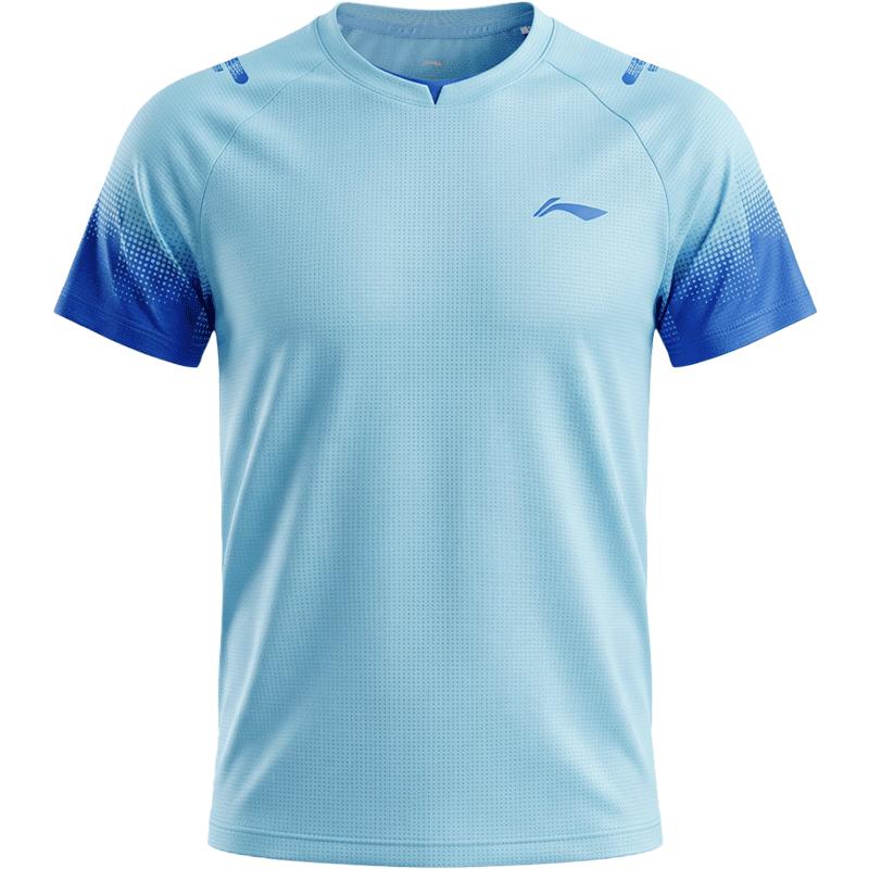 Li-Ning Quick-Dry Table Tennis Short-Sleeve T-Shirt L