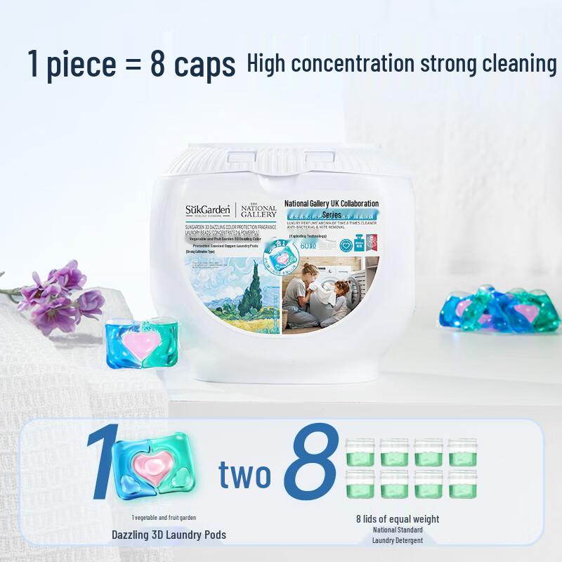 Veggie Garden 3-in-1 Concentrated Laundry Pods