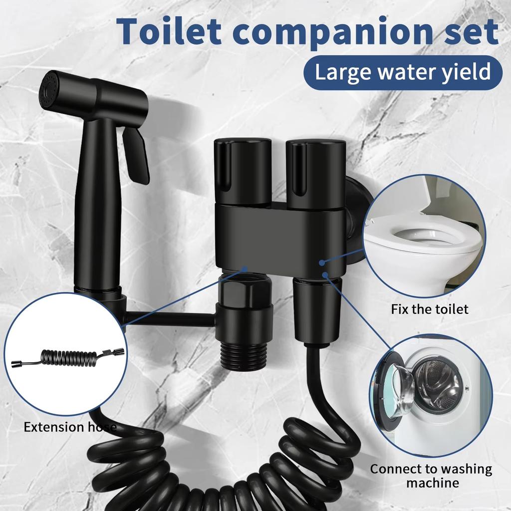 304 Stainless Steel Toilet Companion Spray Gun Set Bathroom Household Douche High Pressure Nozzle Woman Washer Water Gun
