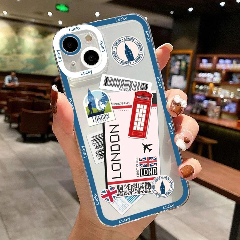 

World City Travel Phone Case For Samsung Galaxy S10 S20 S21 S22 S23 S24 FE Plus Ultra Note 20 Tokyo New York London S24