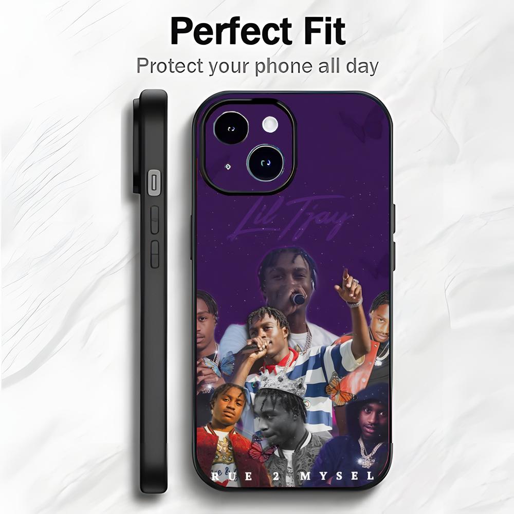 Rap American Singer L-Lil TJay Phone Case Phone Case Soft Packaging Lightweight For iPhone17 16 15 14 13ProMax