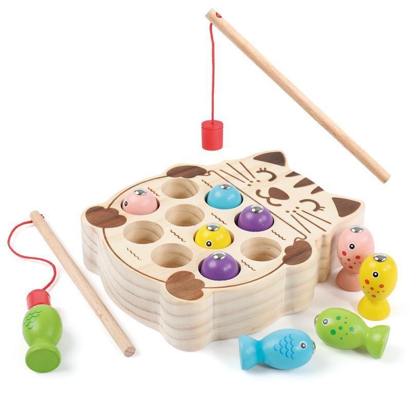 Wooden Baby Magnetic Toy Children Educational Puzzle Skill Development Gift