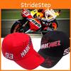Gorra de Béisbol Bordada Genial de Marc Márquez 93 con Correa Ajustable