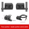 Waterproof Dual-Color Spotlight Switch for Electric Car Mirror Installation