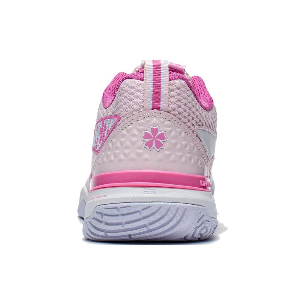 Li Ning Blade Pro Fabric Synthetic Leather Non-Slip Wear-Resistant Breathable Low-Top Badminton Shoes Unisex Sneaker Strawberry-Pink AYAT005-4
