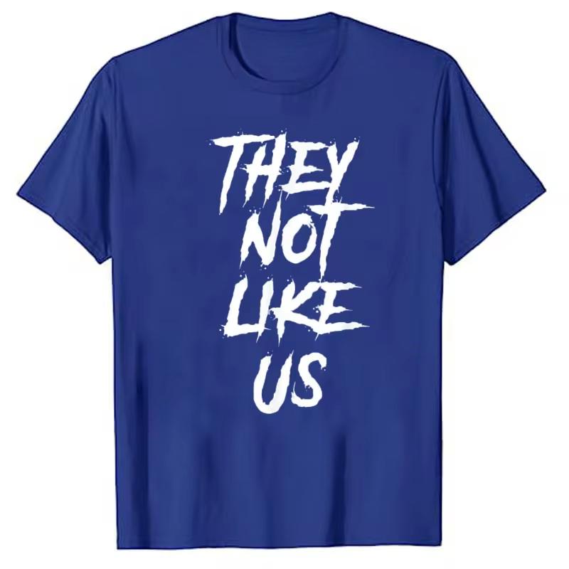 Streetwear Kendrick Lamar They Not Like Us T-Shirt New Song Album Tees RAP HIP HOP Oversize Fans Gift Unisex Fashion Casual Tops