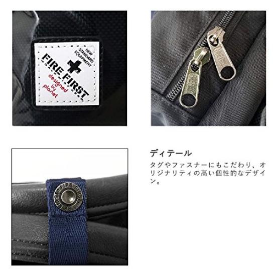 FireFirst Cordura 3-Way Travel Business Bag, Medium, Black