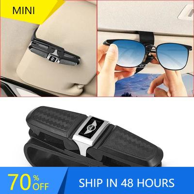 R56 R60 Car Glasses Clip Sunglasses Ticket Card Holder For MINI CooperS John-Cooperworks F54 F55 F56 F57 R50 R51 R52 R53 R54