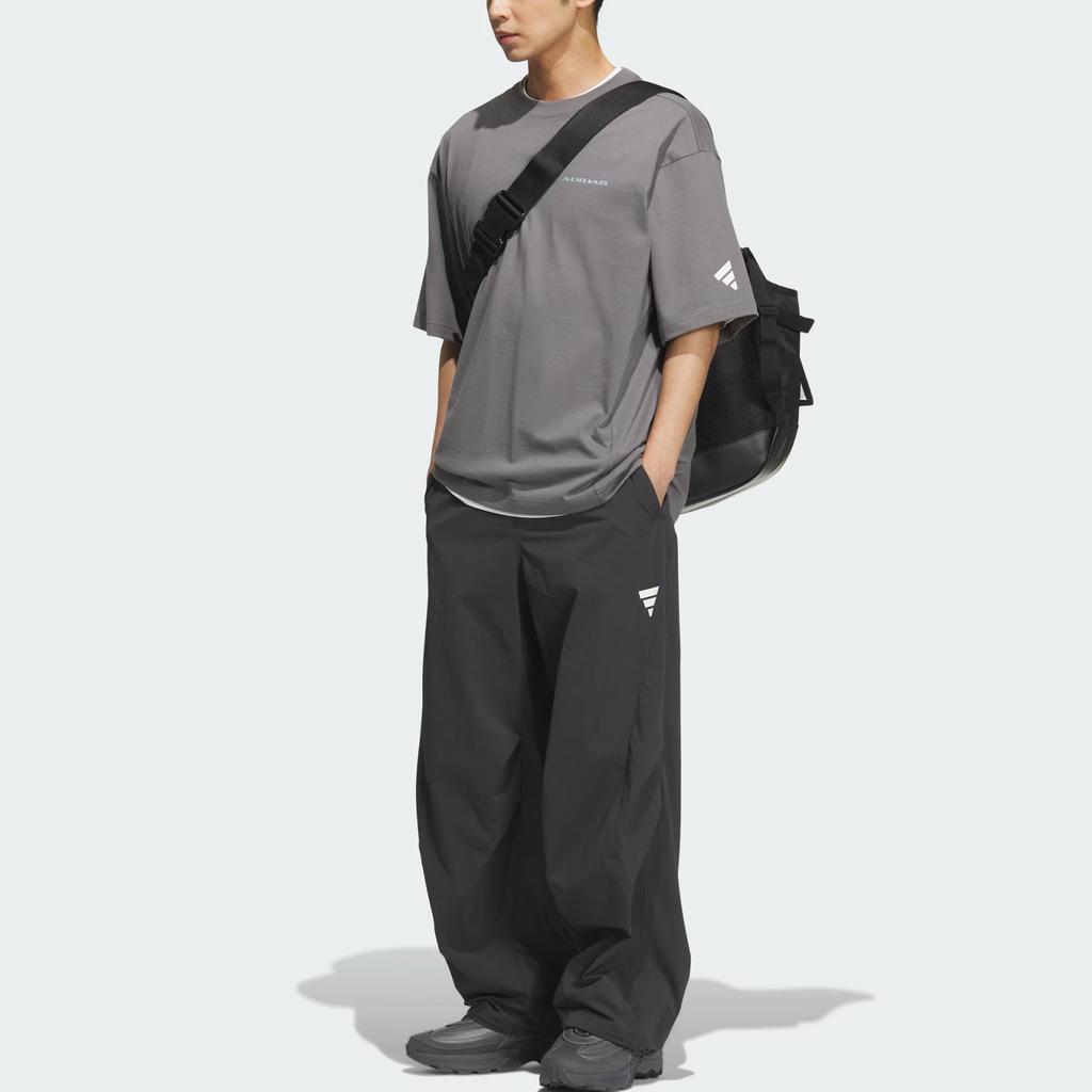 Adidas Fos Series Woven Tracksuit Bottoms Men Bottoms Carbon-Black KB4614