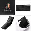 Paul Smith Marquetry Bright Stripe Rabbit Bifold Wallet No Name 813018 P905 Wrapping (Black, Engraving) (Gift Available)