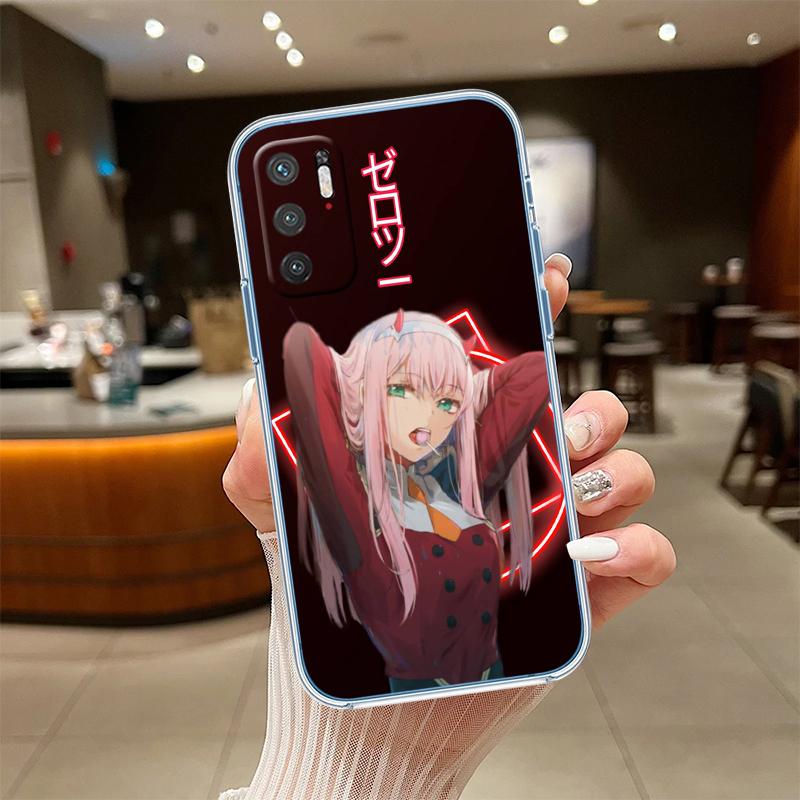 UP50 Zero Two Transparent Phone Case for Motorola Moto G7 G8 G9 G84 G85 G73 G24 G15 Z2 Play Power Plus