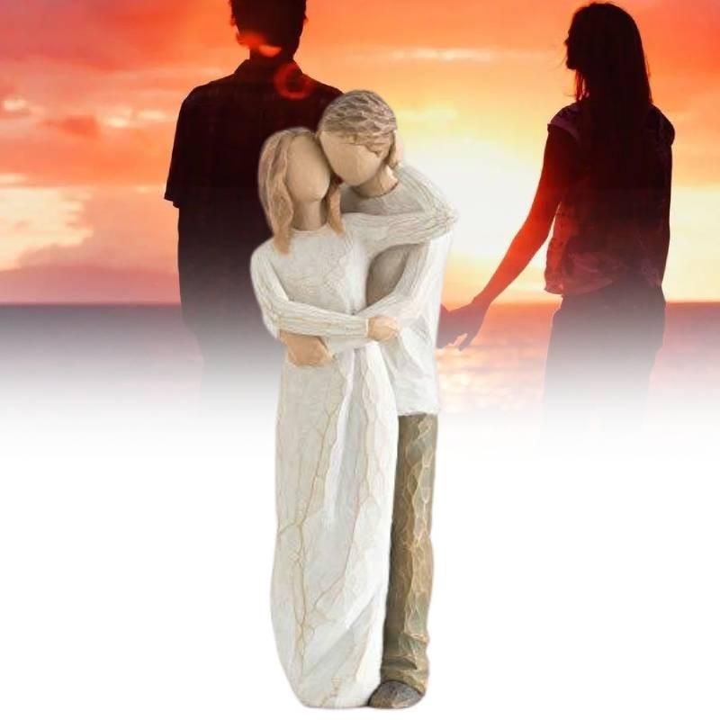 Exquisite Willow Tree Together Harzskulptur Perfekt für Abschlussfeiern und Einweihungen