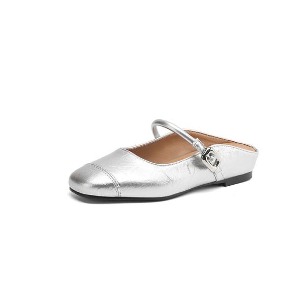 Fashion Shoes Low Woman's Slippers Slides Square Toe 2025 Soft Cover Hoof Heels Rome Fabric Casual Rubber PU Leisure Shoes Woman 2025 Lo