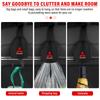 Leather Car Seat Back Hooks Portable Hanging Bag Rack For Mitsubishi ASX Lancer L200 Pajero Sport Attrage Mirage Eclipse