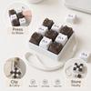 Cartoon Keycaps Keycap Keychain Cat Pattern Pinch Toy Creatve Decompression Toy  Students