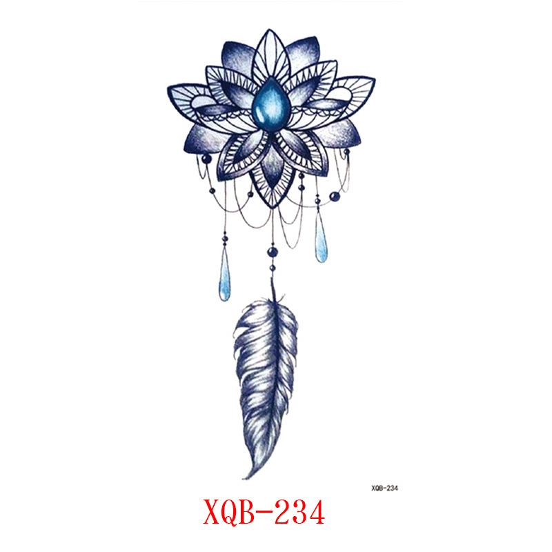 Small Full Arm Tattoo Stickers, Flower Letters, Animal Tattoo Stickers Stickers Tattoo