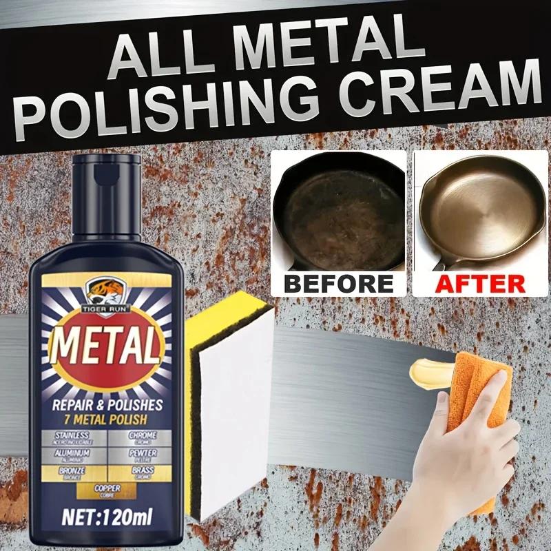 Metal Polishing Paste-Suitable for Polishing and Refurbishing Stainless Steel, Ceramics, Aluminum, Brass, and Chrome-Plated Surf