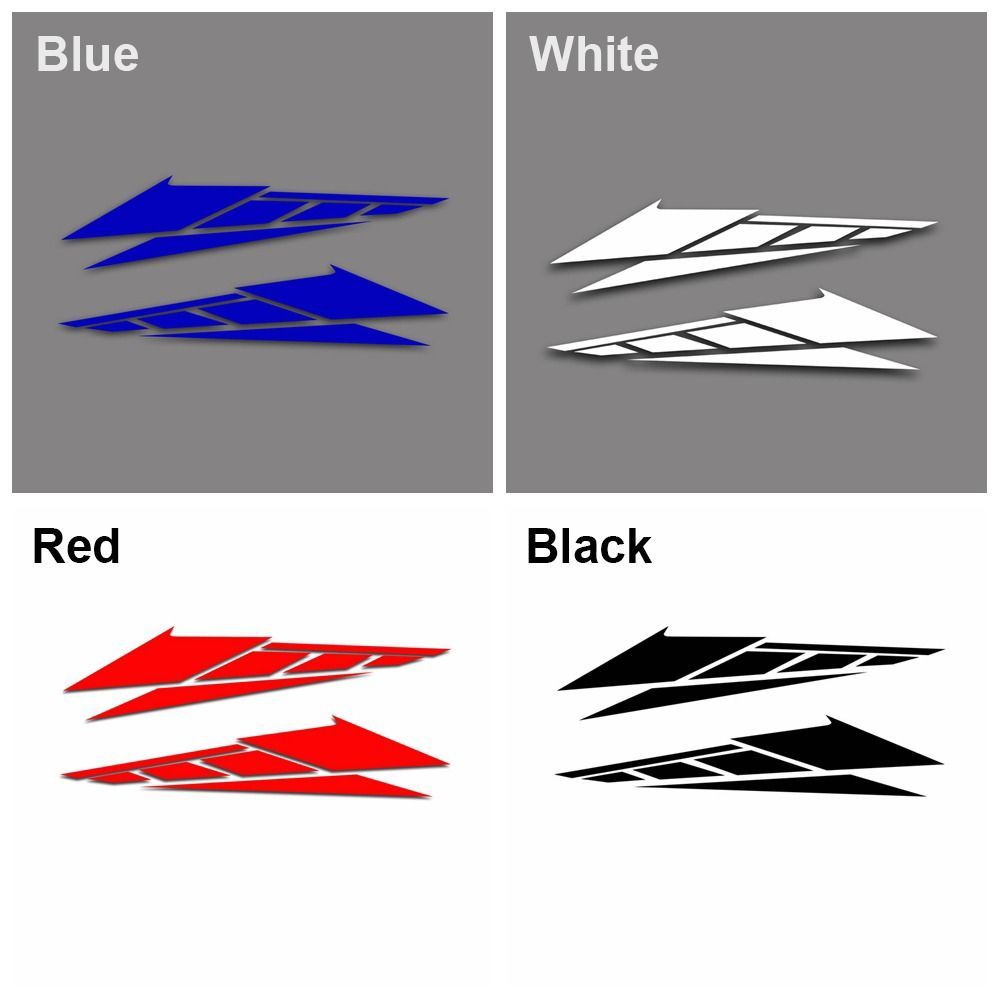 Adesivi per bauletto posteriore moto Adesivo decorativo per moto Multicolore Antigraffio Impermeabili Adesivi Ornamento per modifica