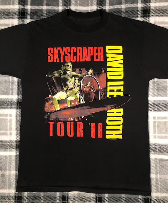 

Vintage David Lee Roth Concert T-shirt All Size S to 5XL IL851 Unisex T-Shirt M