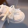 0-6 Years Old Children's Beads Bow Shoes Spring Autumn Breathable Boys Girls Board Shoes Soft Non-slip Kids Sneakers