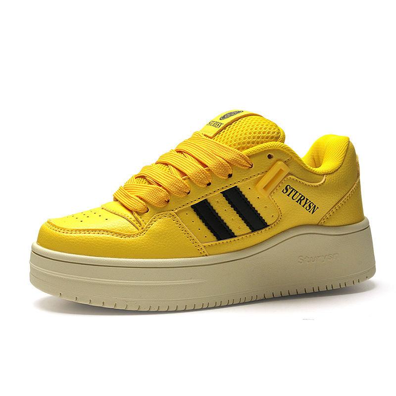 Hong Kong style niche platform couple board shoes women's ins tide 2025 autumn new student versatile sports board shoes Korean version