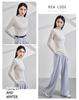 Women's Striped Cashmere Knit Sweater: 2025 Autumn/Winter, Soft & Fluffy, Elegant Slim-Fit Half-High Neck Base Layer.