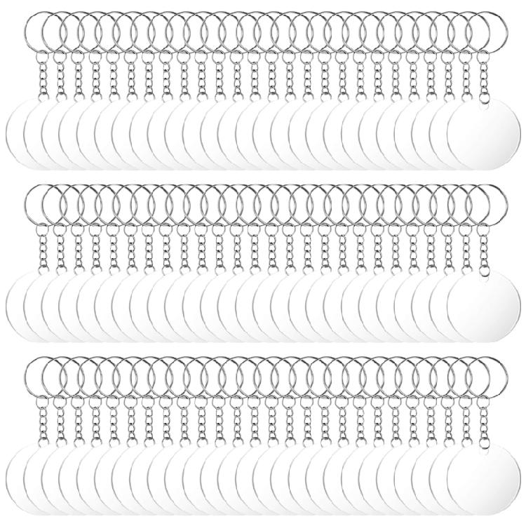 

Acrylic Keychain Diy Handicraft Acrylic Ornament Blanks for Craft Projects 1