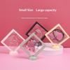 Pe Film Suspension Jewelry Box Clear Display Case Dustproof Jewelry Storage Holder For Earring Necklace Ring Bracelet Collection