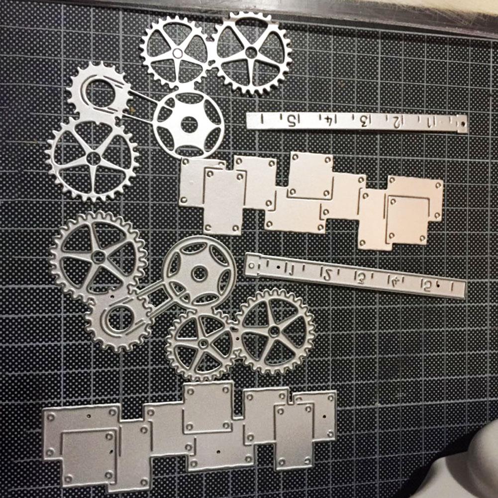 DIY Paradise 3 buc. Șablon de tăiere pentru album de însemnări Șablon de relief pentru hârtie, matriță pentru șablon