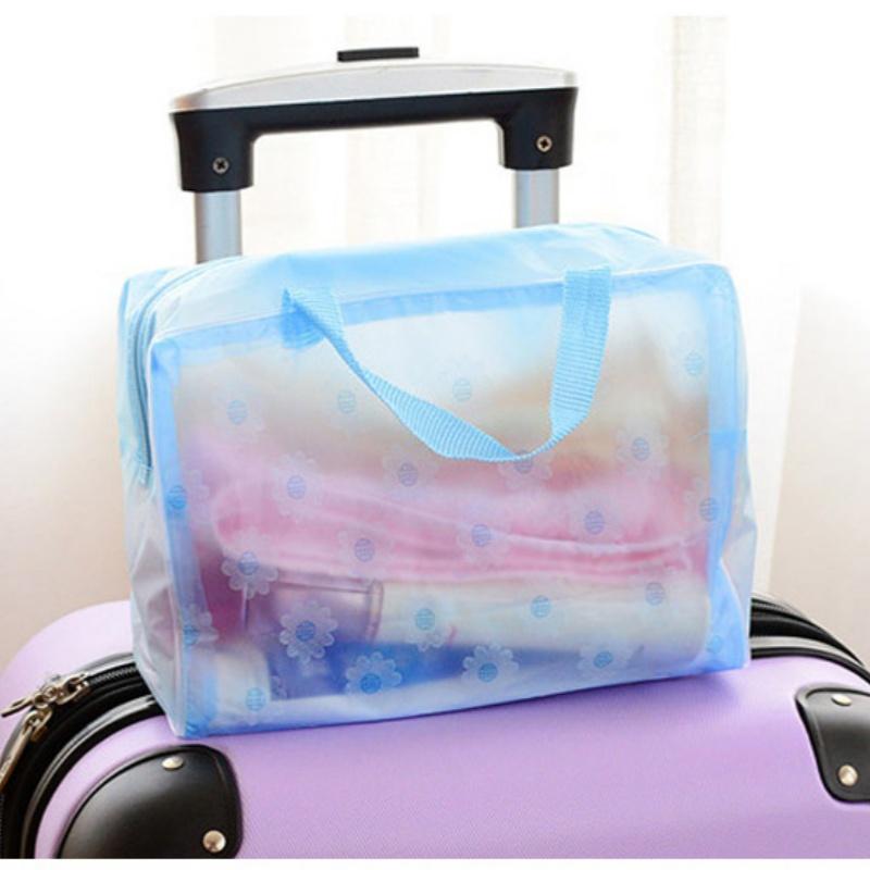 1-5pcs Waterproof Cosmetic Bag Travel Folding Toiletry Handbag Large Capacity Wash Toothbrush Storage Organizer Portable Bags