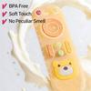 Baby Silicone Remote Control Teether Toys Cartoon Teething Stick Soothing Bite Toys Anti Hand Biting Teether for Infants Toddlers