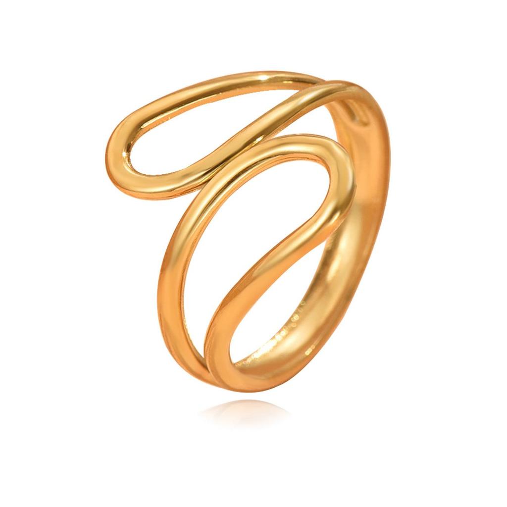 Adjustable Stainless Steel Hollow Water Drop Ring