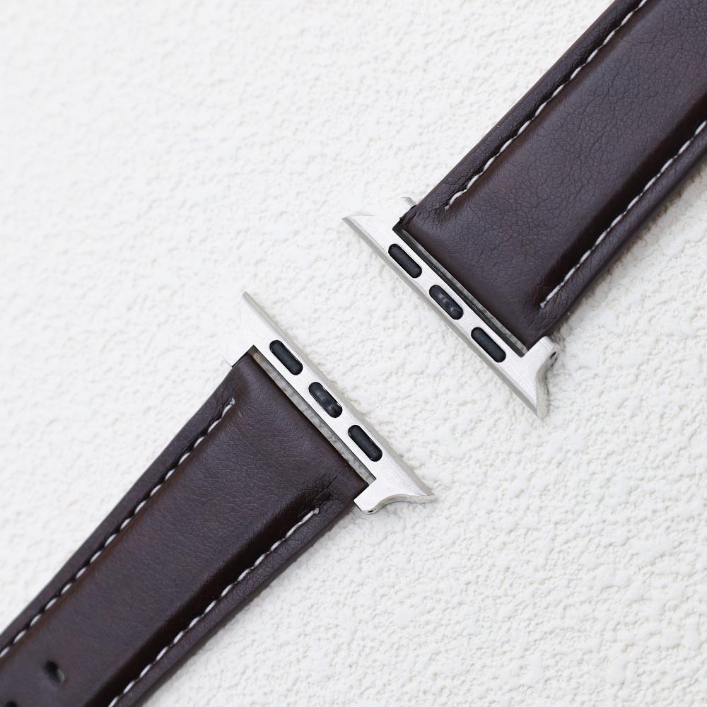 Kožený řemínek pro Apple Watch 44mm 40mm 45mm 41mm 42mm 38mm 49mm 46mm náramek iwatch series10 Ultra 2 9 SE 8 7 6 5 4