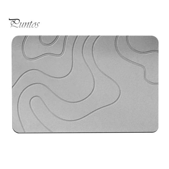 

Килимок для ванної кімнати Швидко вбирає швидковисихаючу діатомову грязь протиковзке дно однотонного кольору легко чистити багатофункціональну ванну душ раковина кухонний килим 40x60cm