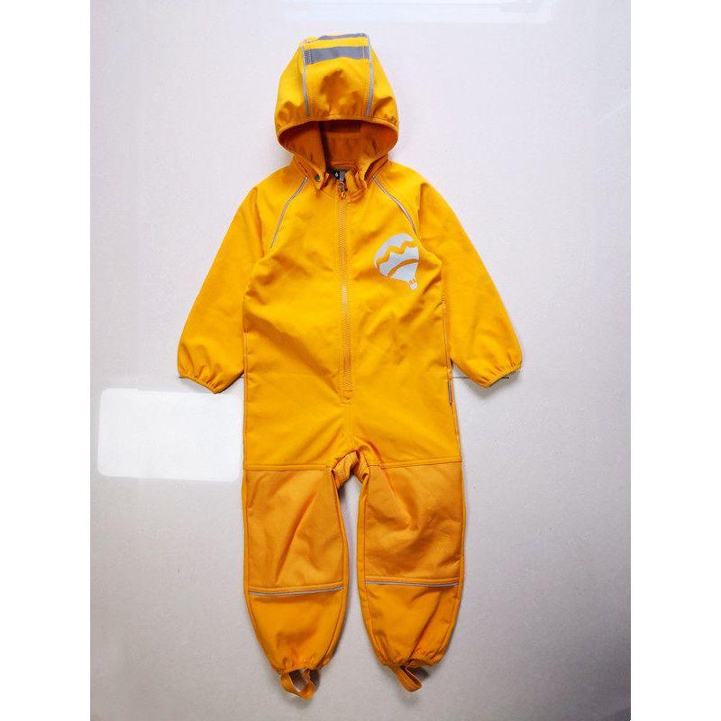 Мальчиковый и Девочковый Ромпер с Ножками Теплый Тонкий Комбинезон Gold 116