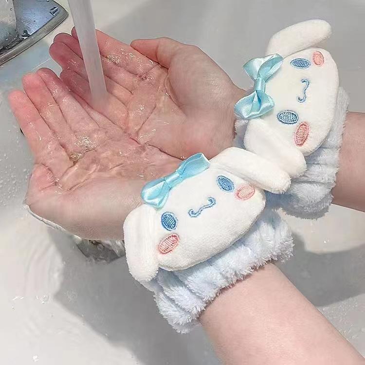 Wodoodporna opaska na włosy i wodoodporna opaska na nadgarstek My Melody - zestaw