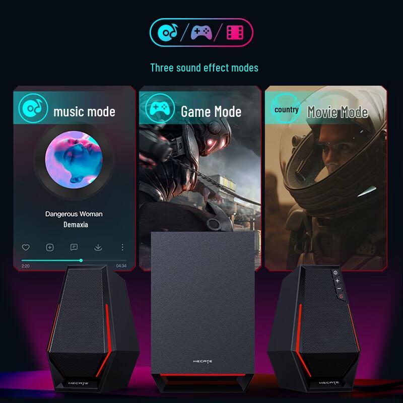 Edifier HECATE G1500max 2.1 Gaming Desktop Speakers