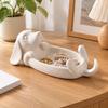 Cute Dachshund Storage Tray 3D Printed Key Holder Multi-functional Jewelry Storage Tray  Home Decor