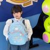 Cute Star Embroidered Backpack For Kids Unisex Design Fresh Style With Breathable Fabric