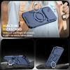 Magnetic Metal Ring Stand Armor Case For Xiaomi 17T Global Slide Push Window Lens Protection TPU Frame Hard Plastic Phone Cover