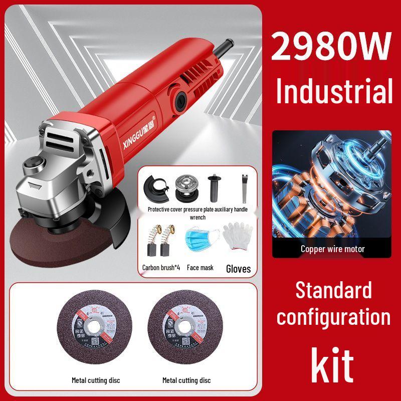 High-Power Multifunctional Angle Grinder and Polisher