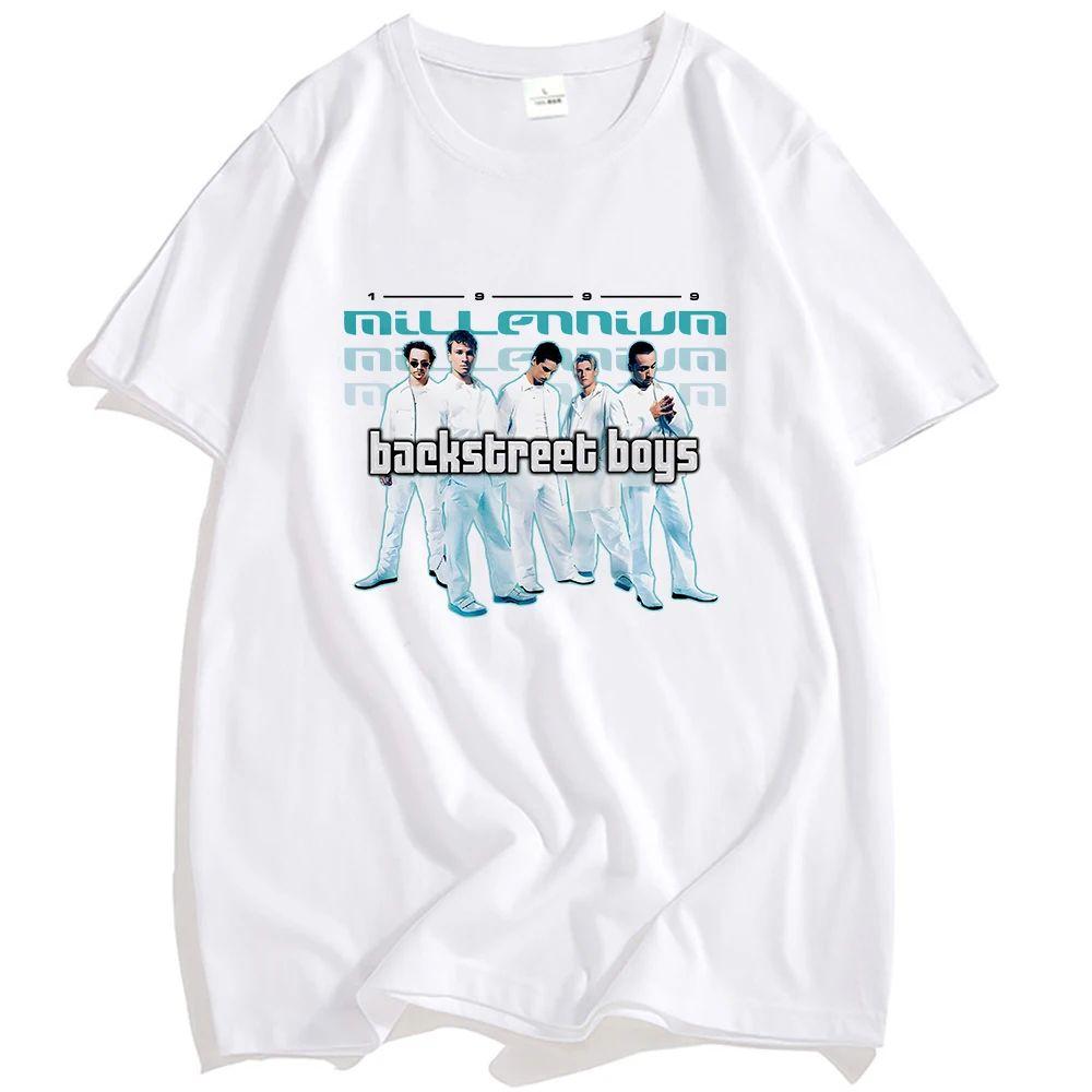 Backstreet Boys Millennium 2.0 T-Shirt Kurzarm T-Shirts Lässige Mode T-Shirt O-Ausschnitt Grafik-Tees Unisex
