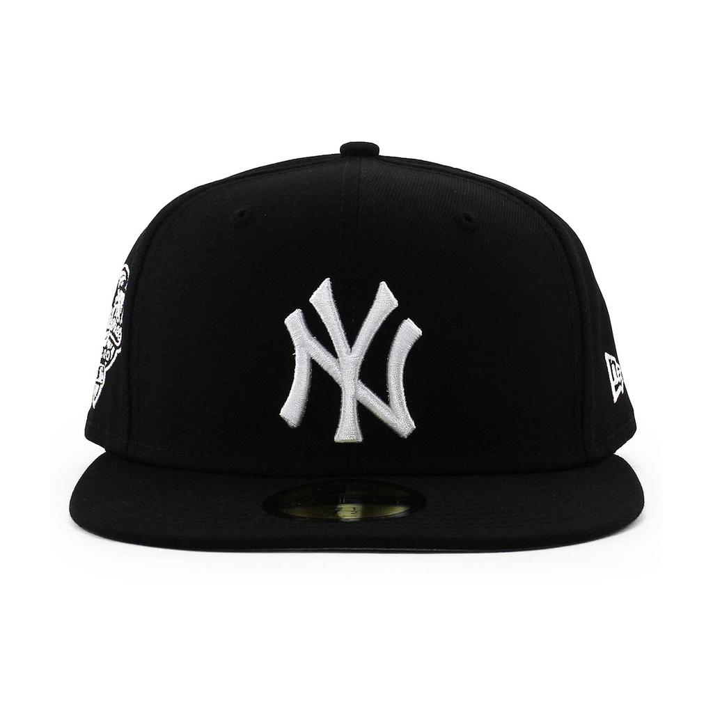(New Era) Cap 59FIFTY New York Yankees MLB 2000 WORLD SERIES NEW ERA NEW YORK YANKEES Black White 5950 World Series Hat (7-58 (approx. 60.6 cm))