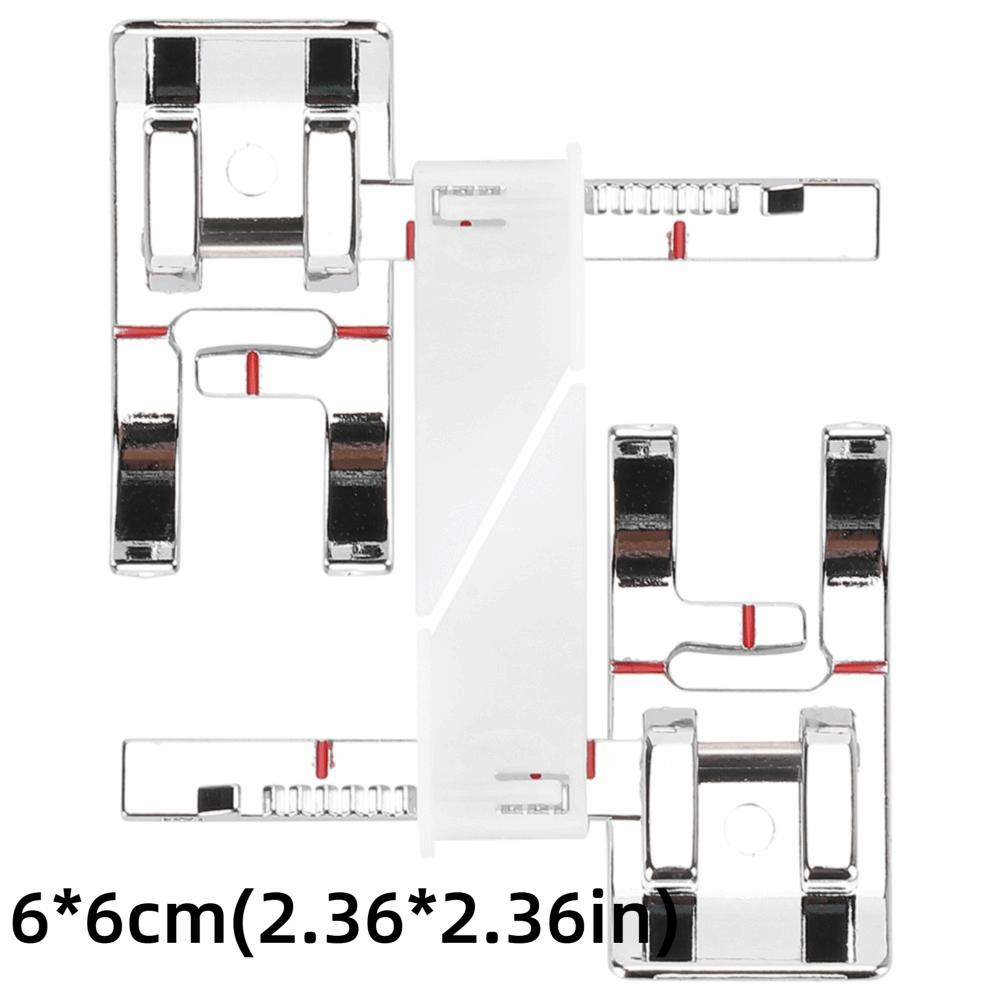 2pcs Adjustable Guide Adjustable Guide Presser Foot Snap On Professional Sewing Machine Presser Foot Low Shank Precision