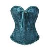 Vintage Retro Soudní Styl Šněrovací Stahovací Přiléhavý Korzet Bustier Tvarující Top Pro Ženy