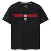 Football T‑shirt Bayern Munich Line Graphic White Print Black