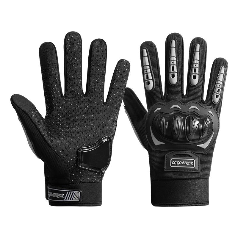 Off-road Motorcycle Riding Gloves Summer Sunscreen Breathable Anti-drop Biker Full Finger Riding Gloves