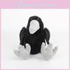 Adorable Black Crow Plush Birdie Soft Stuffed Animal Toy For Kids And Collectors