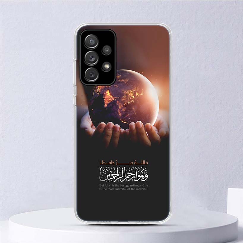 Muslim Islam Bismillah Allah Soft Case For Samsung Galaxy A16 A15 A14 A13 A56 A55 A54 A53 Phone Cover A36 A35 A34 A33 A26 A25 A2